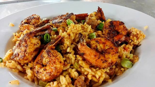 Jambalaya with Blackened Shrimp